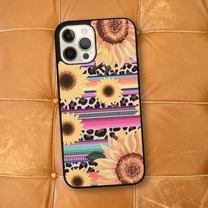 Funny Mexican Serape Leopard Sunflower Striped Pattern Print Case